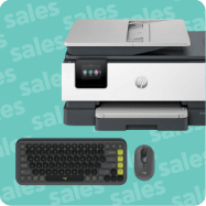 Εκτυπωτής HP, πληκτρολόγιο και ποντίκι
