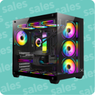 Gaming desktop με φωτιζόμενο RGB tower