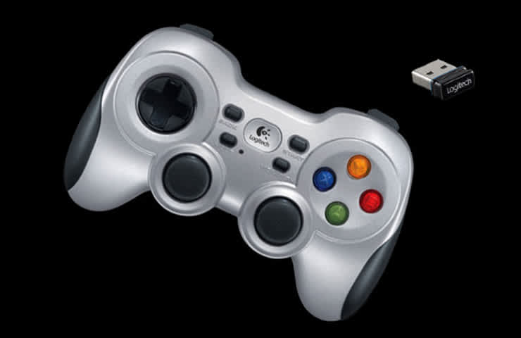 Logitech Gamepad Wireless Rumble F710 