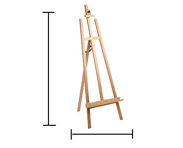 Sentio Καβαλέτο Studio με Τρίποδα Διαστάσεις 