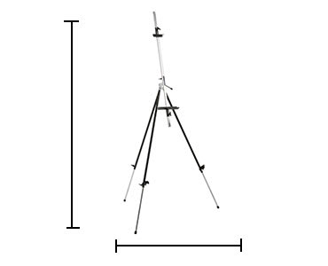 entio Καβαλέτο Υπαίθρου Μεταλλικό Διαστάσεις 