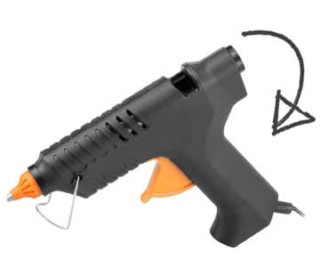 Πιστόλι θερμοκόλλησης Αντιολισθητική λαβή