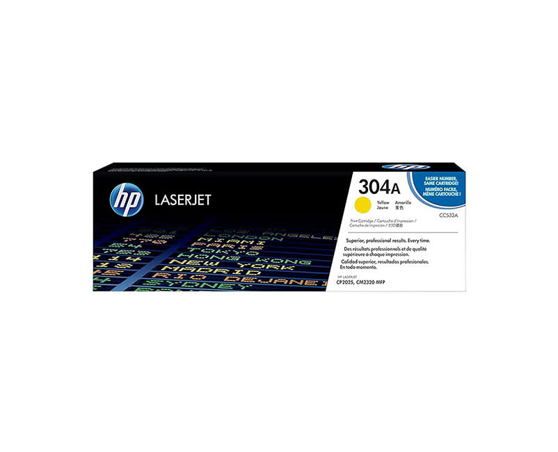 Toner HP 304A Yellow