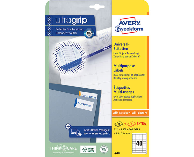 Ετικέτες Α4 4780 ( 48.5 x 25.4 mm )