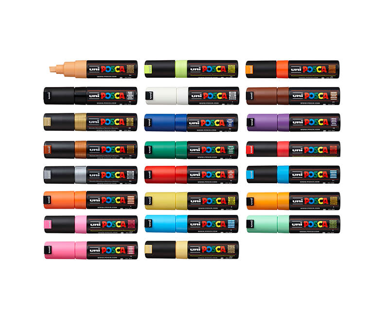 Uni Μαρκαδόρος Ζωγραφικής Broad PC-8K