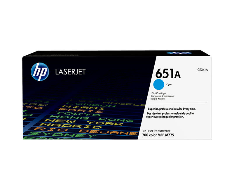 Toner HP 651A Cyan
