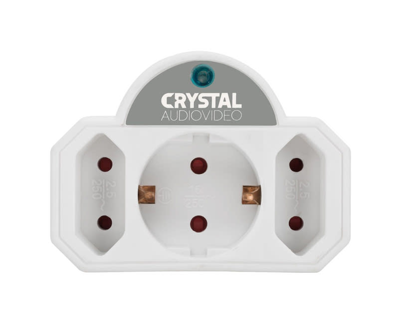Crystal Audio Multi-plug WHT