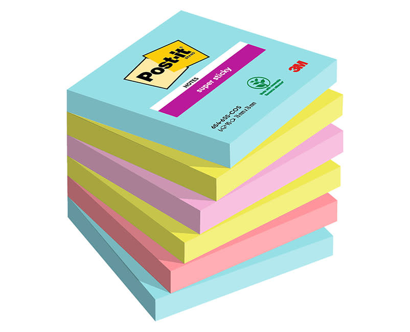 Post-it Αυτοκόλλητα Χαρτάκια 654-6SS-COS 76 x 76mm