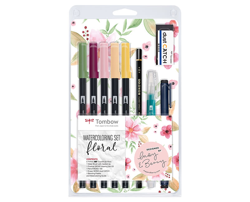 Watercoloring Tombow