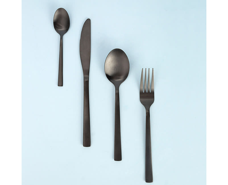 ΣΕΤ ΜΑΧΑΙΡΟΠΙΡΟΥΝΑ ΜΑΥΡΑ 16ΤΜΧ SENTIO