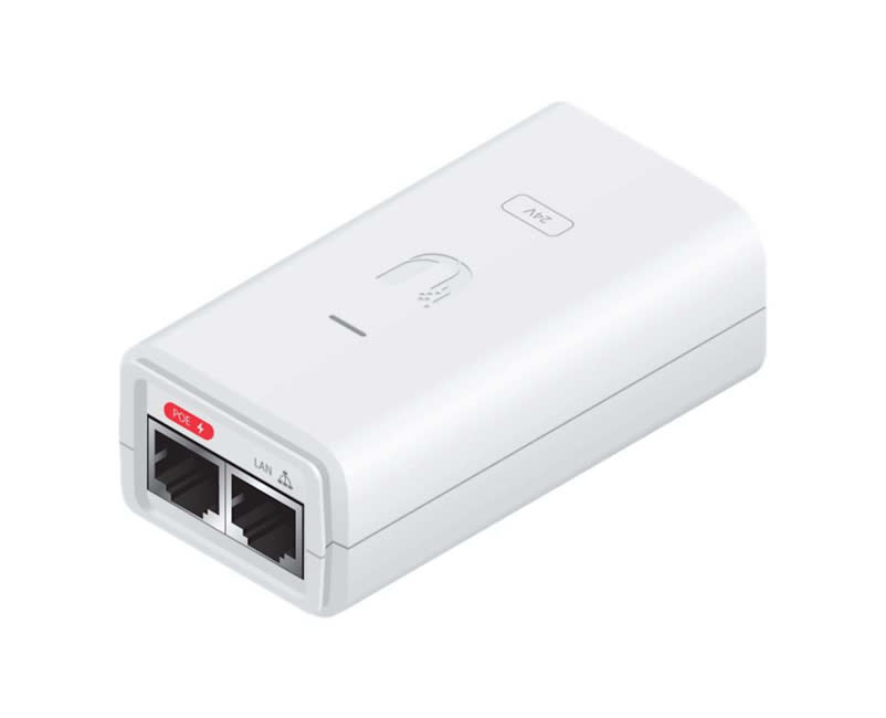  Ubiquiti PoE Injector POE-24-12W-G-WH