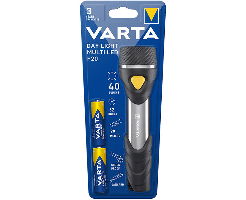ΦΑΚΟΣ VARTA DAY LIGHT MultiLED + 2xAA