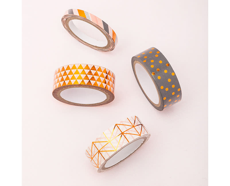 WASHI TAPE GEOMETRIC 4ΤΜΧ FOLIA