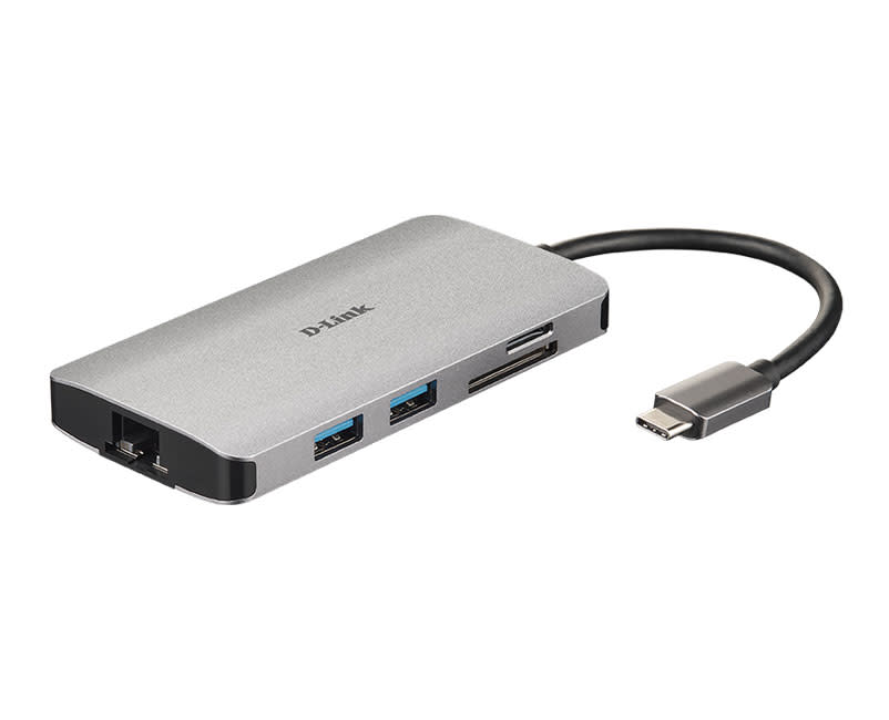 D-Link 8‑in‑1 USB‑C Hub