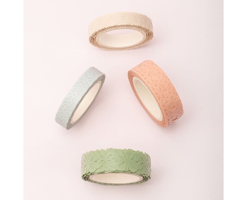 WASHI TAPE LACE PASTEL 4ΤΜΧ FOLIA