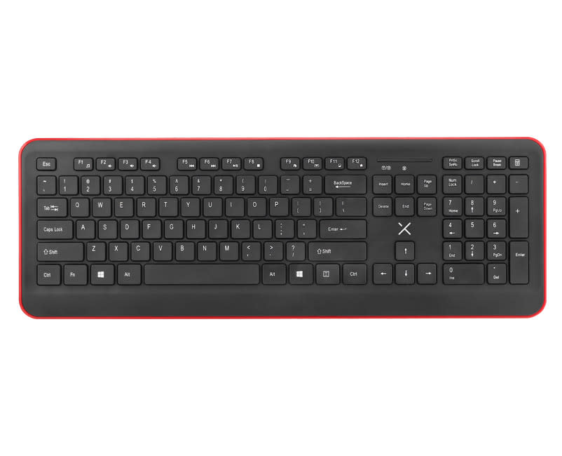 Turbo-X DW-800 Keyboard BLK-RED