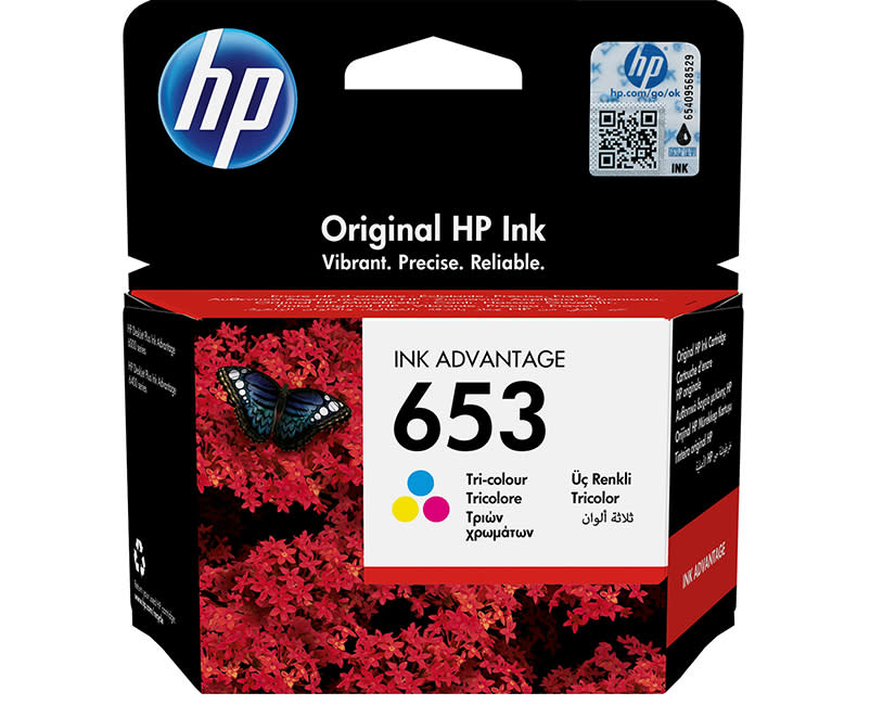 Μελάνι HP 653 Colour