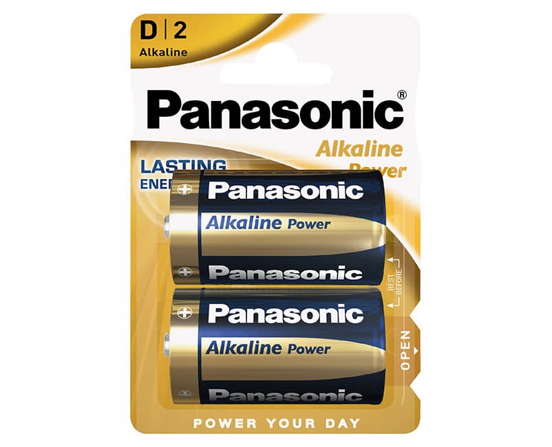PANASONIC ΜΠΑΤΑΡΙΑ ΑΛΚΑΛΙΚΗ D (2τμχ)