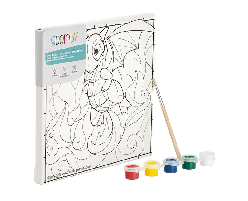 TΕΛΑΡΟ ΠΡΟΤΥΠΩΜ.20X20CM "DRAGON" GOOMBY