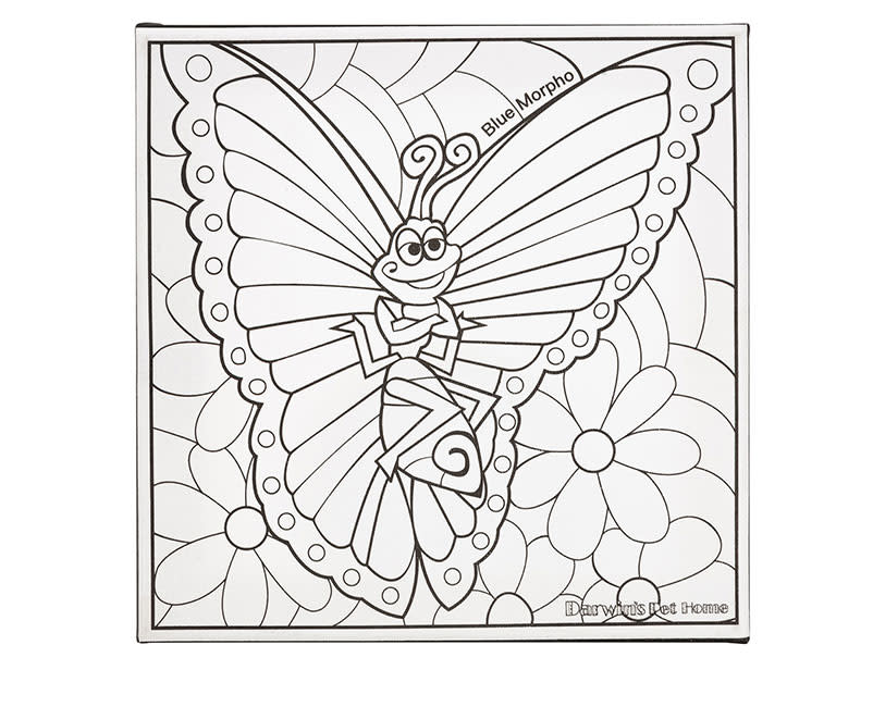 ΤΕΛΑΡΟ ΠΡΟΤΥΠΩΜ.20X20CM "BUTTERFLY" GOOM