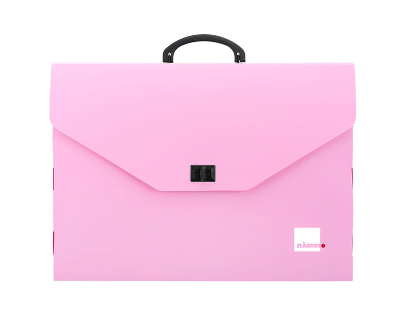 ΤΣΑΝΤΑ ΣΧΕΔΙΟΥ "ΠΛΑΙΣΙΟ" 33Χ45Χ5ΕΚ ΡΟΖ