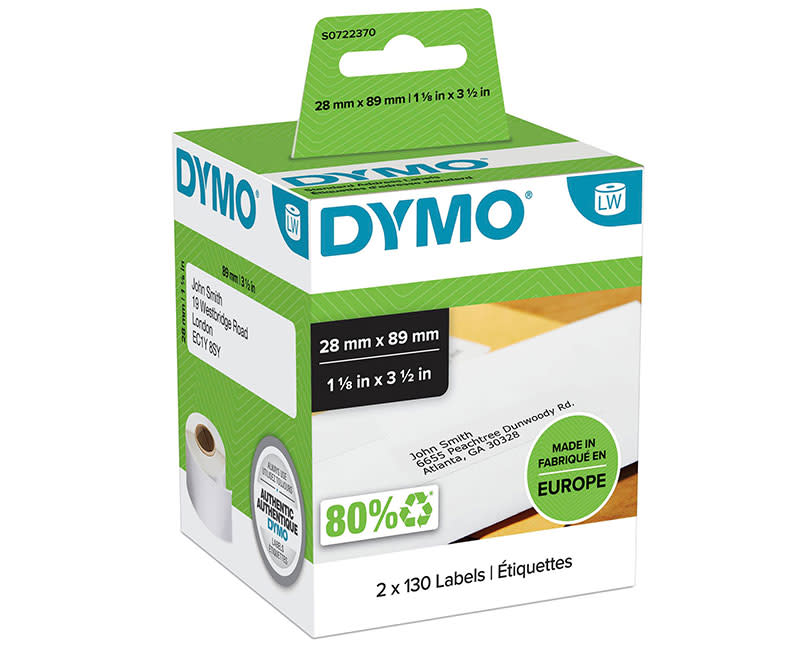 Dymo Χαρτοταινία Ετικετογράφου 89mmX28mm