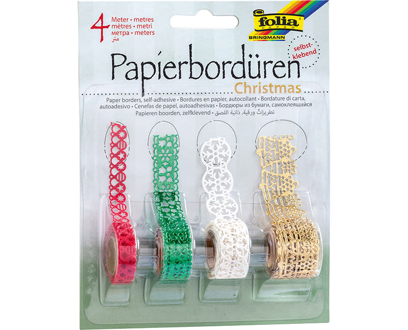 ΧΡΙΣΤΟΥΓΕΝΝΙΑΤΙΚΗ ΧΑΡΤΟΤΑΙΝΙΑ 4ΤΕΜ. FOLI