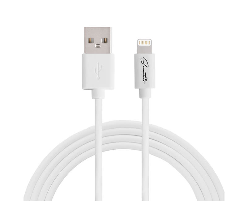 Sentio Καλώδιο USB to Lightning 2M Λευκό