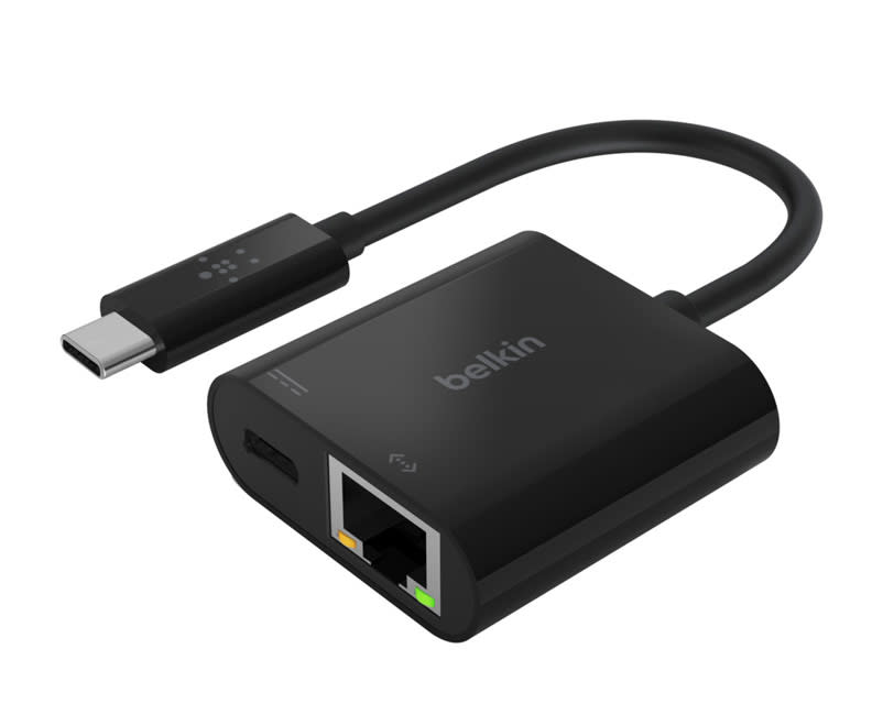Belkin USB-C to Ethernet + Charge Adapter