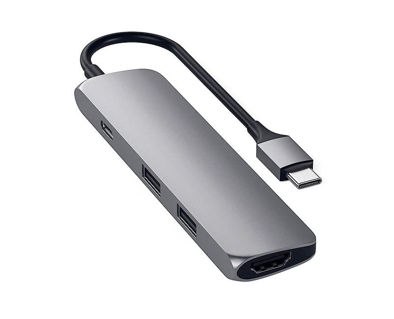 Satechi Slim Aluminum Type-C Multi-Port Adapter 4K