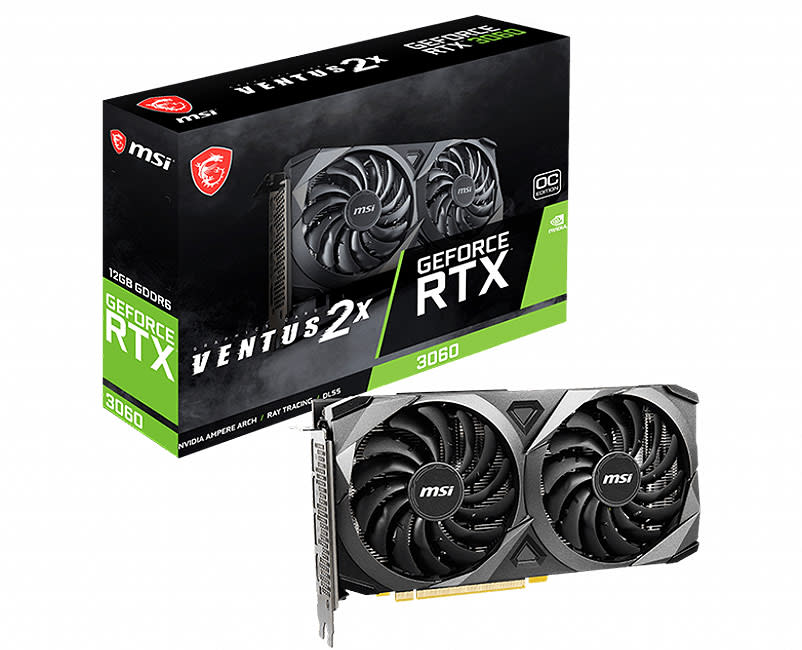 MSI GeForce RTX™ 3060 VENTUS 2X 12G OC
