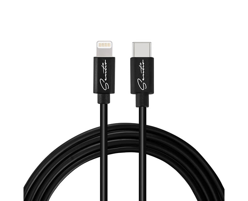 Καλώδιο Type-C to Lightning 1.2m Μαύρο