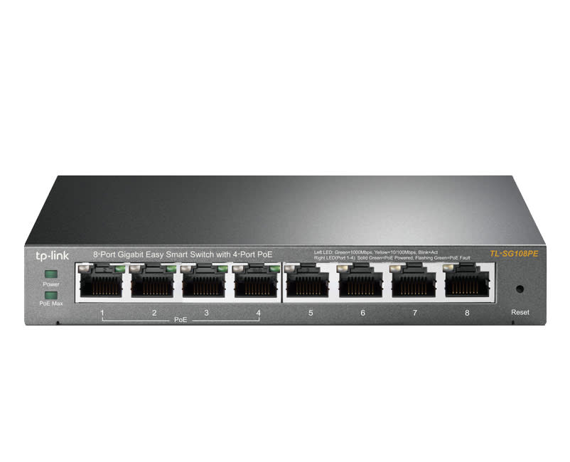 TL-SG108PE 8-Port Gigabit Easy Smart Switch