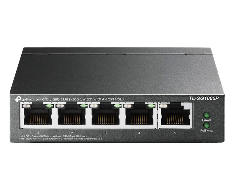 TL-SG1005P Gigabit Desktop PoE Switch