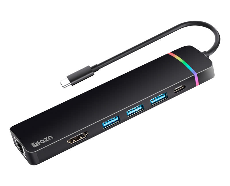 Fazn RGB USB-C 8-port Adaptor