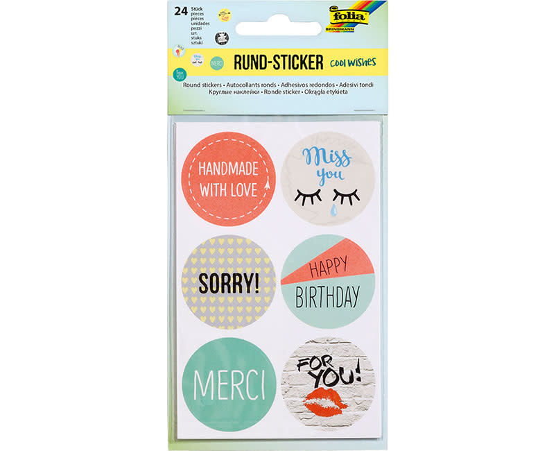 ΑΥΤΟΚΟΛΛΗΤΑ COOL WISHES 24ΤΕΜ. FOLIA