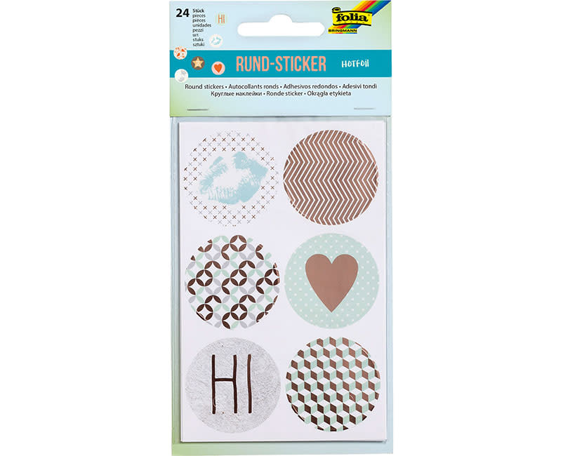 ΑΥΤΟΚΟΛΛΗΤΑ HOTFOIL 24ΤΕΜ. FOLIA