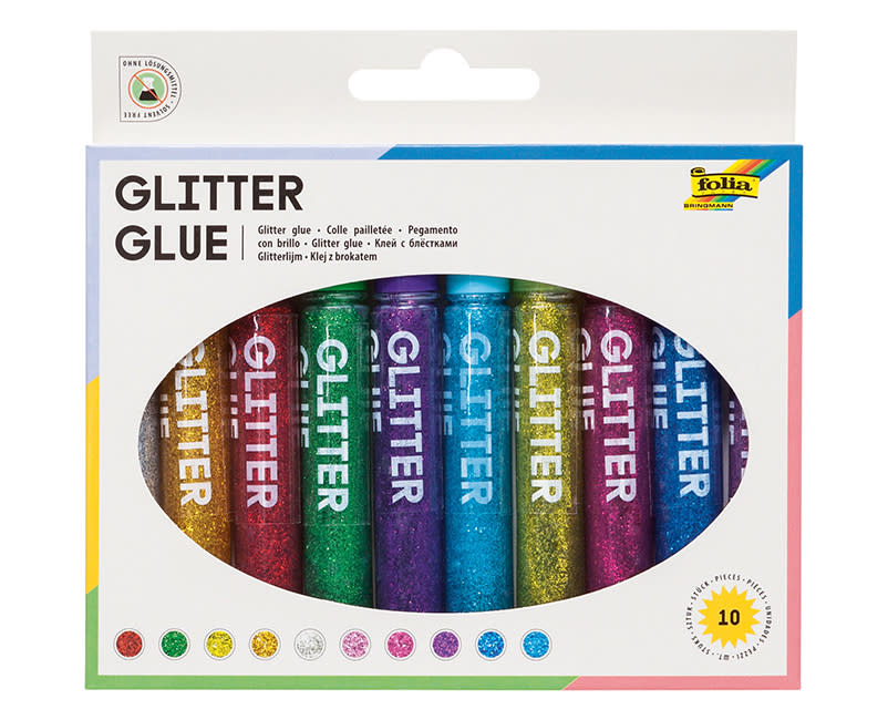 ΚΟΛΛΑ GLITTER 10 ΤΕΜΑΧΙΑ 9,5ML FOLIA