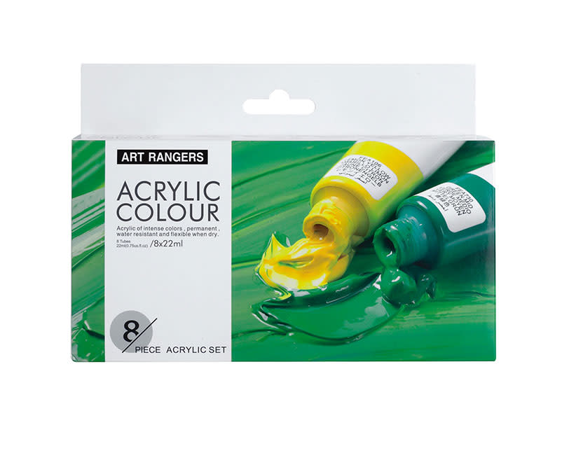 ΣΕΤ ΑΚΡΥΛΙΚΑ ΧΡΩΜΑΤΑ 8Χ22ML,BASIC SENTIO