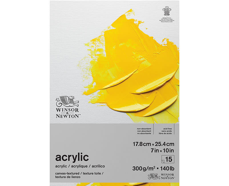 ΜΠΛΟΚ W&N ΑΚΡΥΛ 300ΓΡ 18Χ25 15ΦΥΛΛΑ