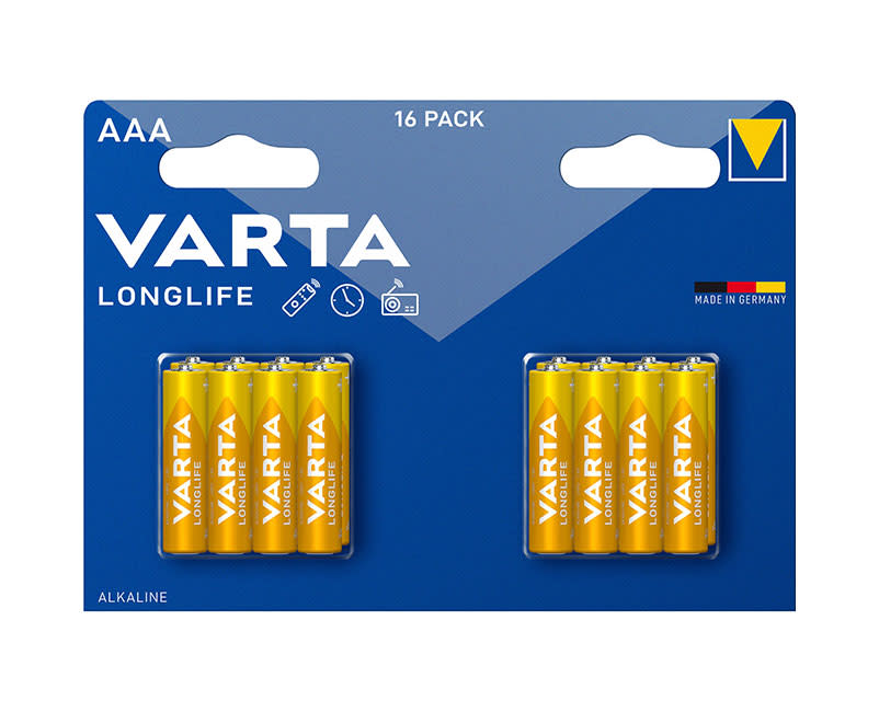 Varta Μπαταρίες Αλκαλικές AAΑ 16 τεμ