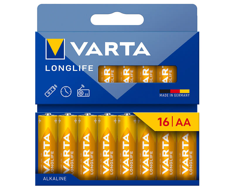 Varta Μπαταρίες Αλκαλικές  AA 16 τεμ.