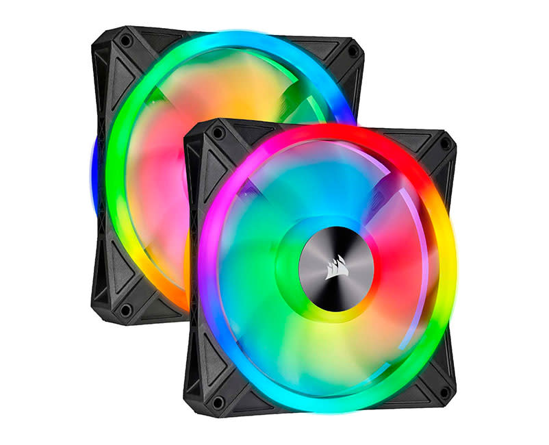 Corsair Fan QL140 RGB Dual Pack Black at glance