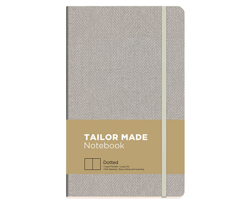 ΣΗΜΕΙΩΜΑΤΑΡΙΟ TAILOR DOTTED 13Χ21 ΜΠΕΖ