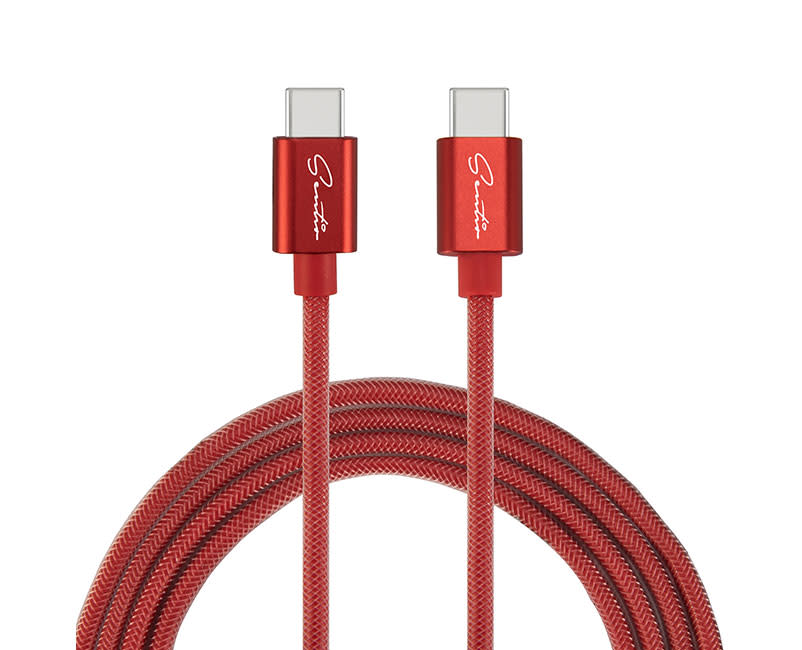 Sentio Καλώδιο Type C to Type C 1.2m RED