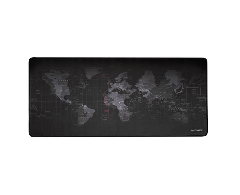 Mousepad Q-Connect 90x40cm World Map