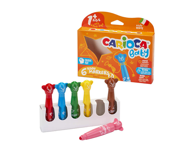 ΜΑΡΚΑΔΟΡΟΙ BABY TEDDY 6ΤΕΜ. CARIOCA