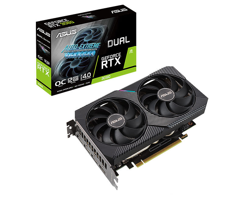 ASUS Dual GeForce RTX™ 3060 V2 OC Edition 12GB GDDR6
