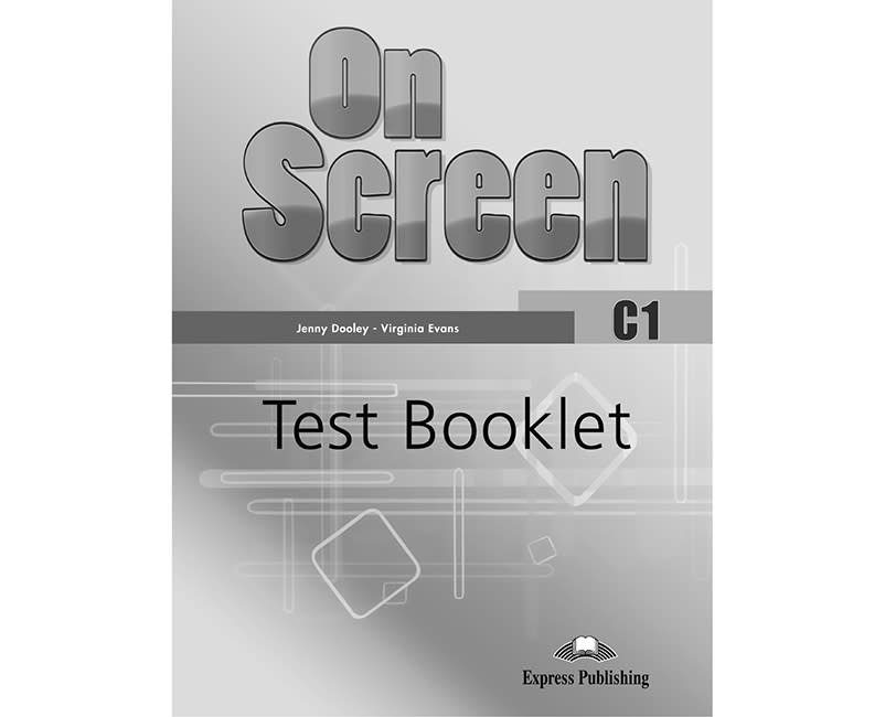 ON SCREEN C1 TEST BOOKLET C1