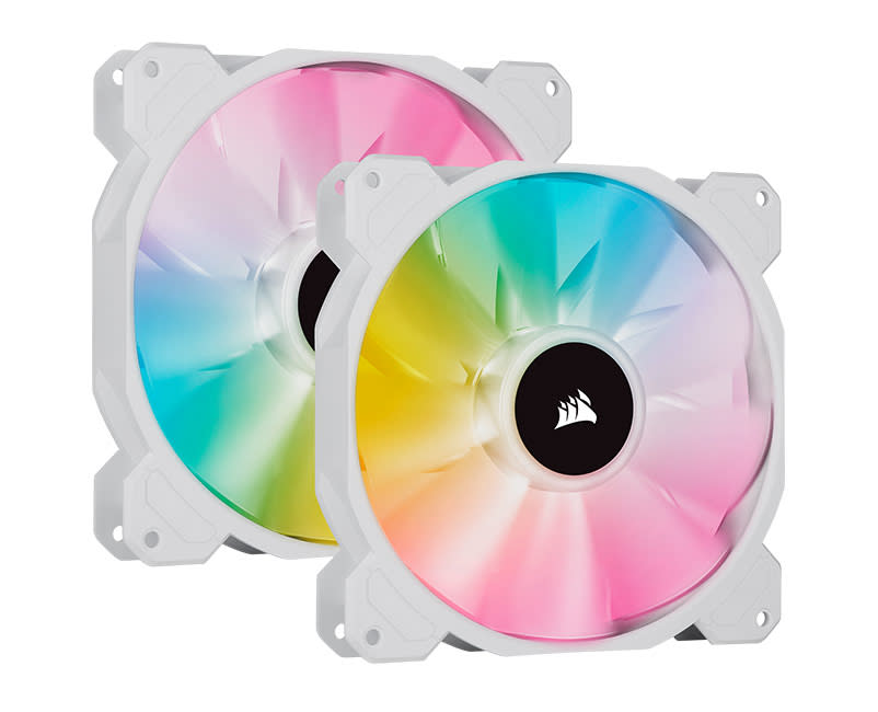 Corsair Fan SP140 RGB Elite white double at glance